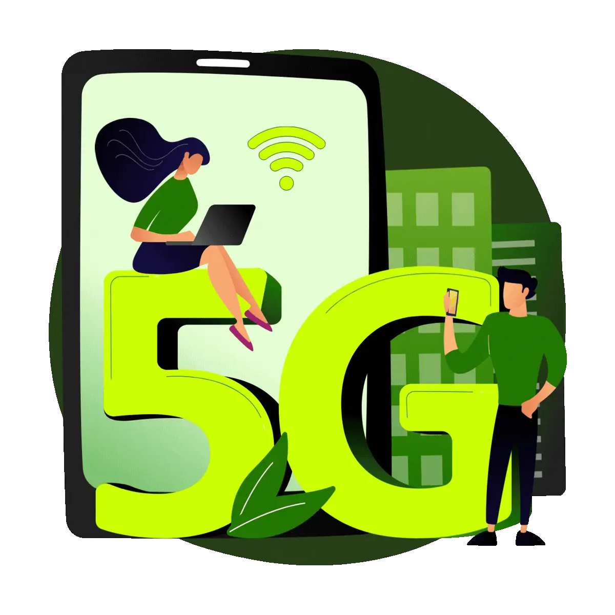 eSIM connectivity illustration